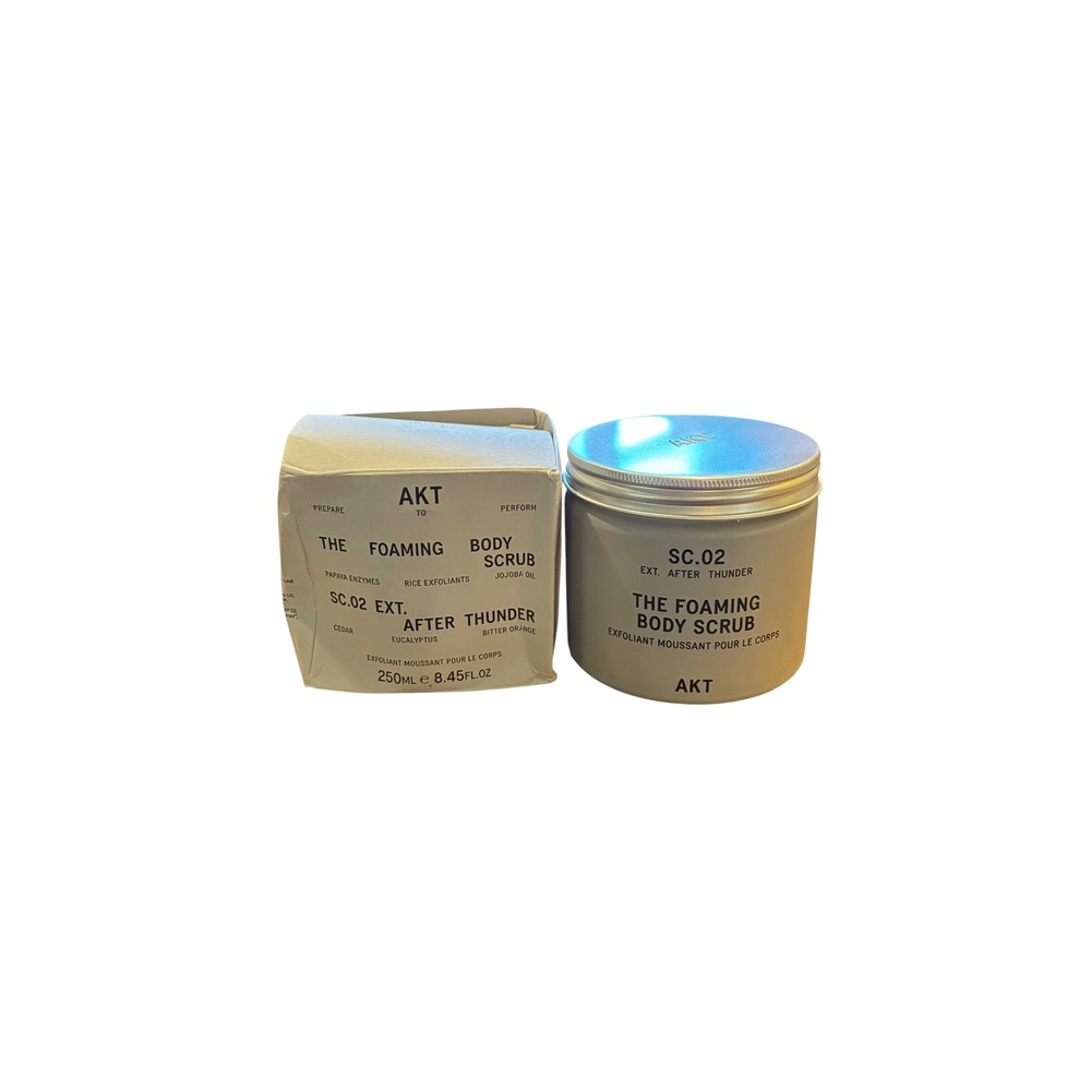 AKT London Foaming Body Scrub SC.02 After Thunder 250ml 8.45oz READ